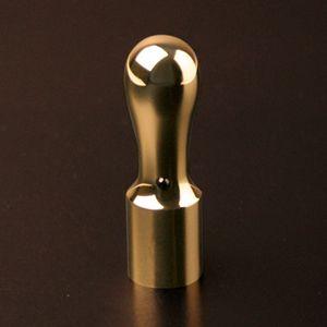 チタン印鑑 法人印 プレミアムチタン 会社認め印プレミアムゴールド (天丸タイプ) 16.5mm 印鑑ケース付き 法人印鑑 法人用 はんこ 送料無料