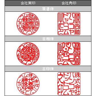 印鑑 はんこ 会社設立 Bセット (天丸)  (実印：18mm 角印：24mm) 牛角中色 (専用ケース付) 法人印鑑 2本セット 送料無料_1