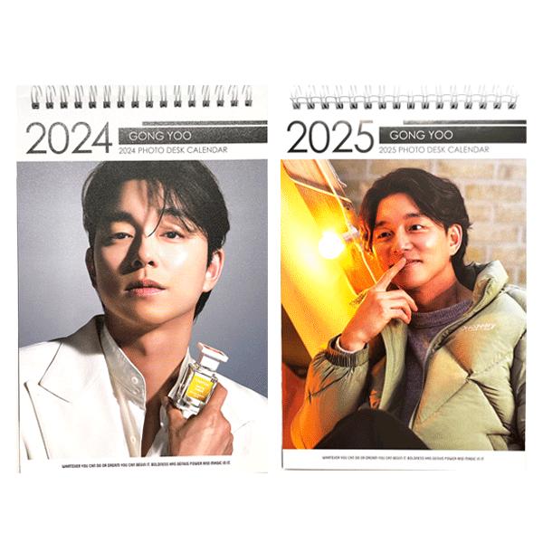 GONG YOO コン・ユ 2024.2025年 2年分卓上カレンダー 韓国俳優 韓国ドラマ 韓国ドラマ 韓ドラ 韓流 コンユ 送料無料