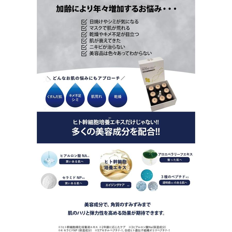 HUTEMCELL (ヒューテムセル) ヒト幹細胞培養液 アンプル 美容液