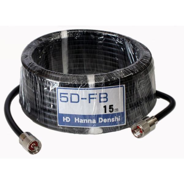 5D-FB 15m 同軸ケーブル 両端M型コネクター付 四国電線 : HANNA WEB