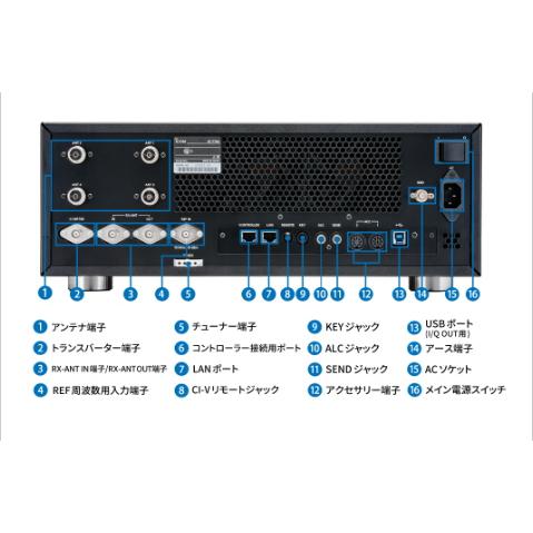 ICOM アイコム HF+50MHz〈SSB/CW/RTTY/PSK31-63/AM/FM〉200W ICOM アイコム HF+50MHz〈SSB/CW/RTTY/PSK31-63/AM/FM〉200W