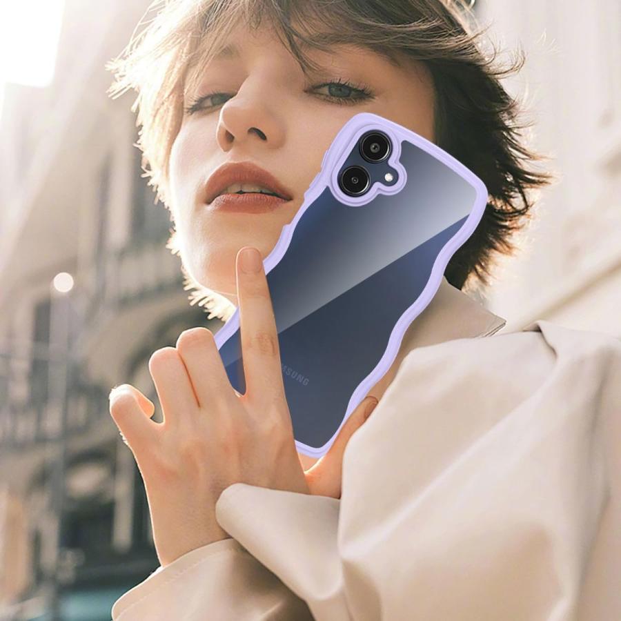 Galaxy A25 5G ケース/SC-53F 対応｜波状フレームデザイン｜耐衝撃