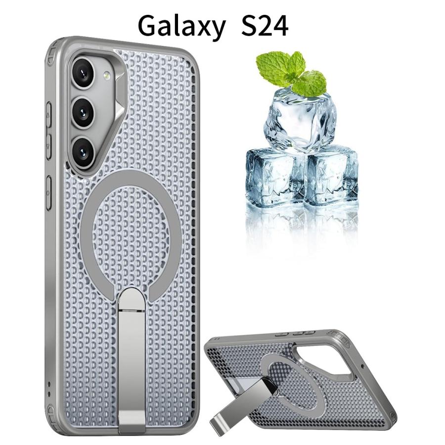 Galaxy S24 ケース SC-51E｜SCG25 放熱メッシュ構造｜耐衝撃 PC＋TPU