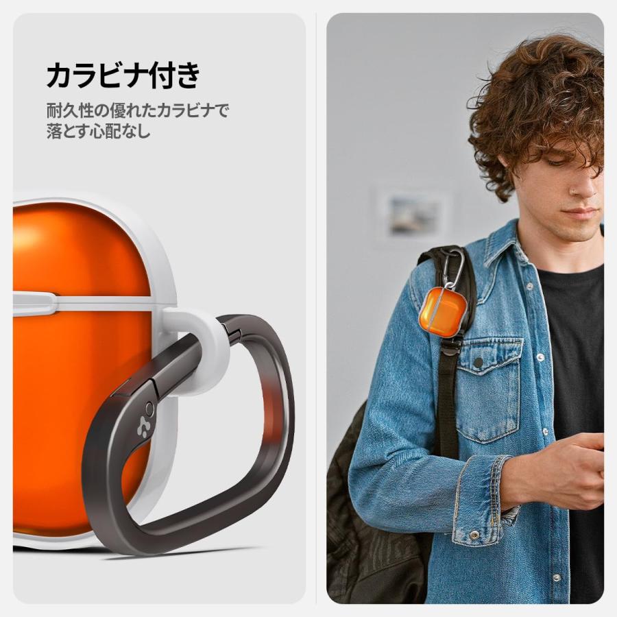 AirPods 4 ケース｜第4世代 USB-C 対応｜Spigen Classic C1 半透明 TPU