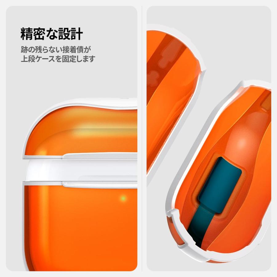 AirPods 4 ケース｜第4世代 USB-C 対応｜Spigen Classic C1 半透明 TPU