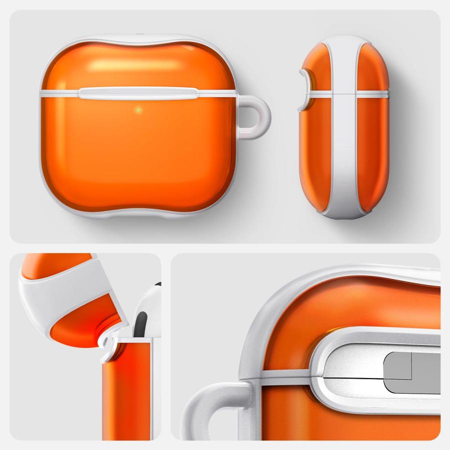 AirPods 4 ケース｜第4世代 USB-C 対応｜Spigen Classic C1 半透明 TPU