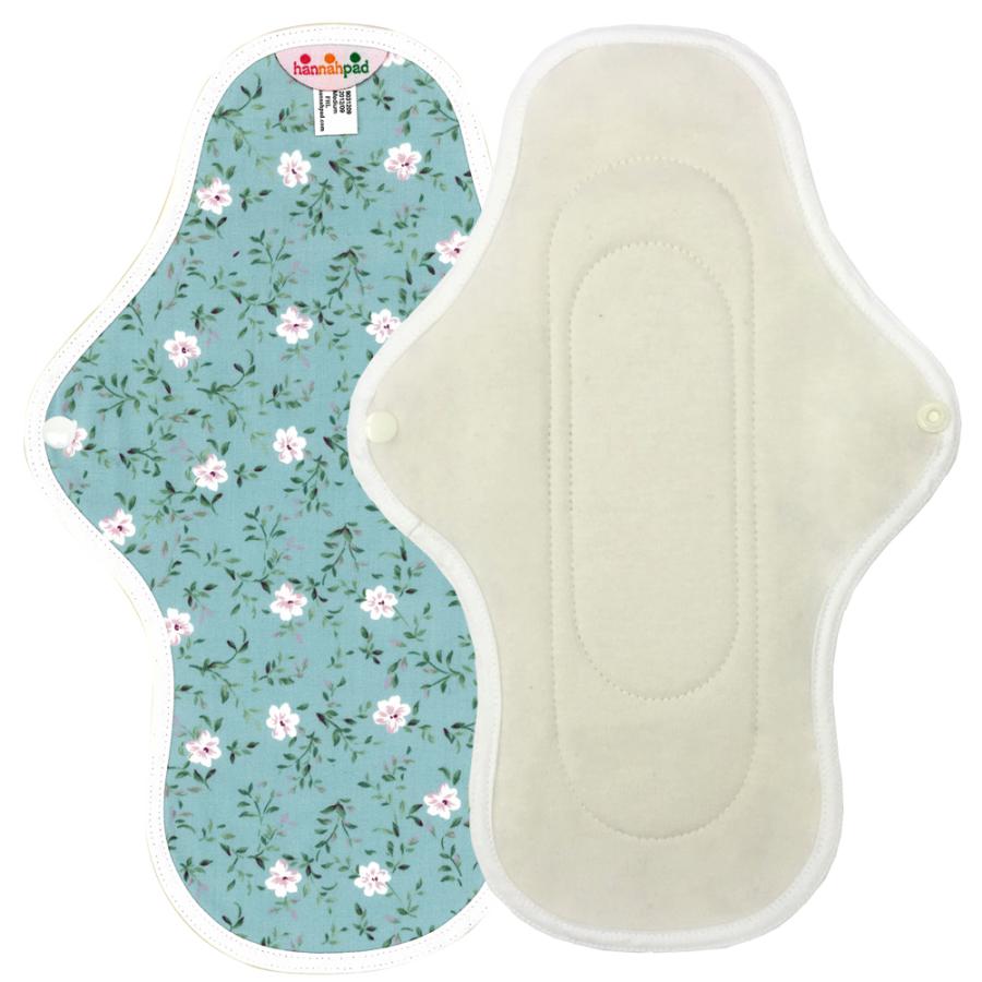 Mサイズ 27cm 3枚セット ★ベーシックタイプ★ hannahpad ハンナパッド オーガニック 布ナプキン [柄ランダム] |  | 03