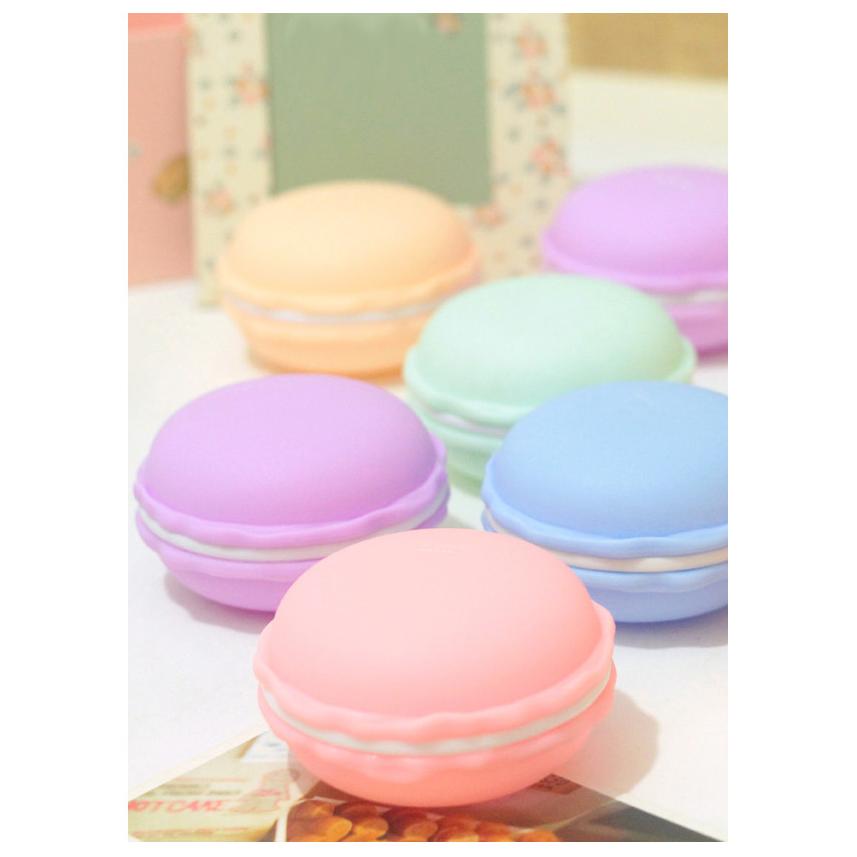 マカロン型小物ケース 3個セット カラーランダム : hannahpad Yahoo