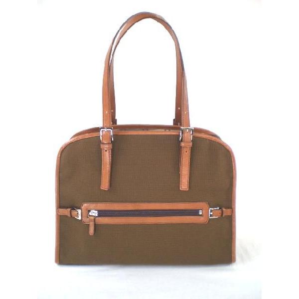 通勤用　Ａ４トートバッグ　イタリアントラッド２（カーキ） | 