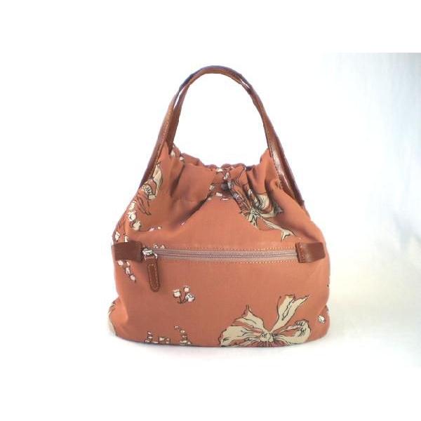 小さめトートバッグ　リボンすずらん柄 | 