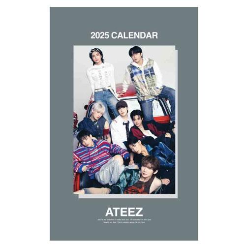 ATEEZ エイティーズ 2025年 (令和7年) フォト 壁掛けカレンダー グッズ