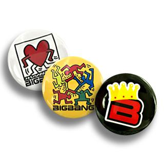 送料無料・速達】 BIGBANG (ビッグバン) ミニ アート 缶バッジ MINI 