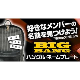 【送料無料・速達】 BIGBANG (ビッグバン) グッズ - ハングル ネームプレート (Name Plate) 名札 なふだ｜hanryubank｜02