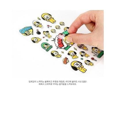 【送料無料・速達】 BTS (防弾少年団) 公式 グッズ [BT21] EPOXY STICKER A エポキシ ステッカー｜hanryubank｜03