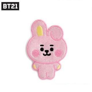 送料無料 速達 代引不可 Bts 当店限定販売 防弾少年団 公式 グッズ Bt21 Cooky バッジ Wappen L Badge ワッペン Jungkook