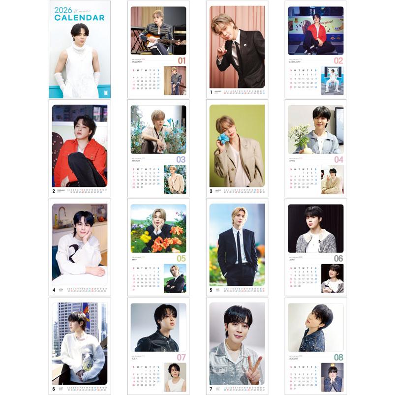 ジミン JIMIN (BTS バンタン) 2026年 (令和8年) フォト 壁掛け