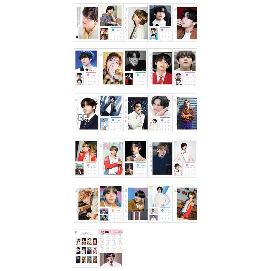 V 防弾少年団 Bts 21年 令和3年 フォト 壁掛けカレンダー C Ver グッズ Btsv 21wc003 韓流bank 通販 Yahoo ショッピング