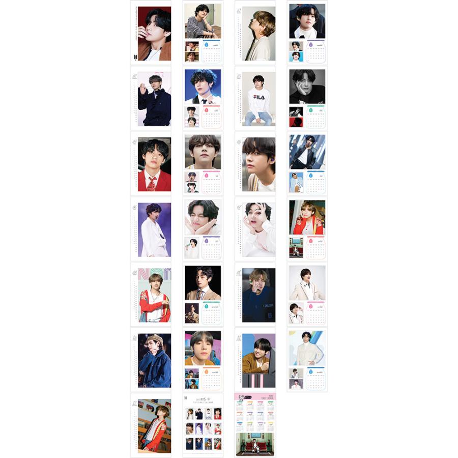 V 防弾少年団 Bts 21年 令和3年 フォト 壁掛けカレンダー グッズ Btsv 21wc 韓流bank 通販 Yahoo ショッピング