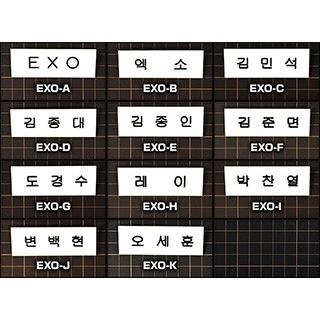 送料無料 速達 代引不可 Exo エクソ グッズ ハングル ネームプレート Name Plate 名札 なふだ Exo Np001 韓流bank 通販 Yahoo ショッピング