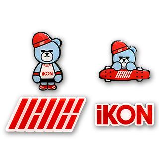 送料無料 速達 Ikon アイコン ロゴ キャラクター ピンバッジ Logo Character Pin Badge グッズ Ikon Pb001 韓流bank 通販 Yahoo ショッピング