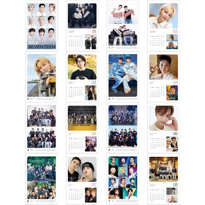 SEVENTEEN (セブンティーン) 2026年 (令和8年) フォト 壁掛け