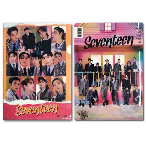 seventeen クリアファイル 送料無料・速達】 SEVENTEEN (セブンティーン) クリア