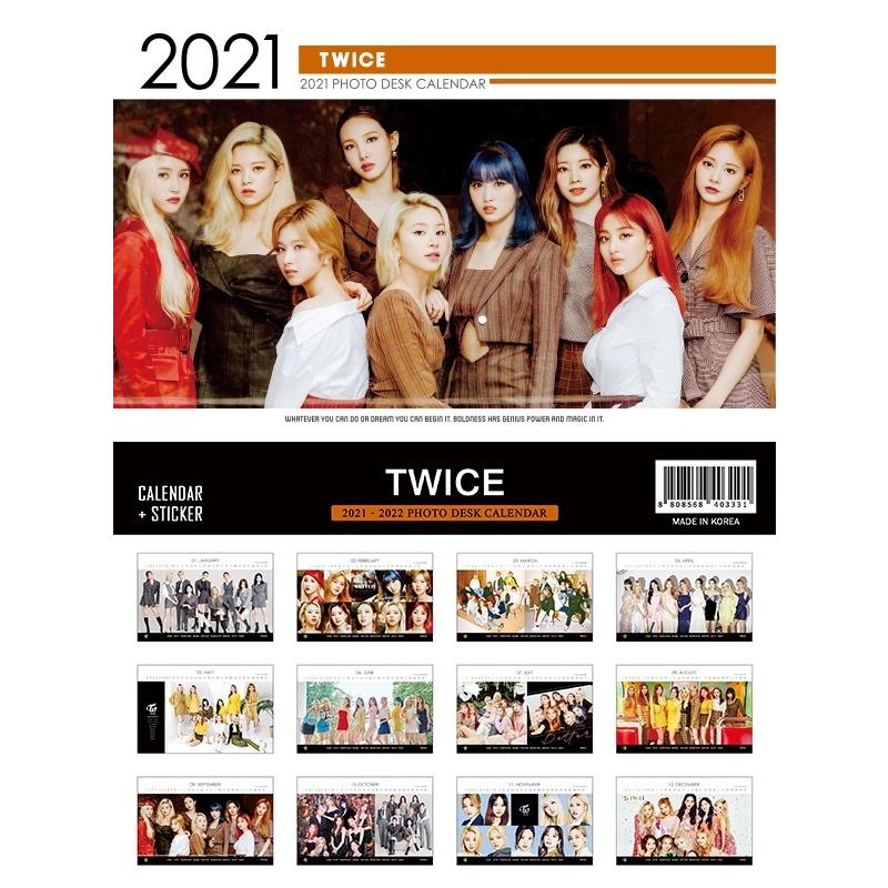送料無料 速達 代引不可 Twice トゥワイス 21年 22年 令和3年 令和4年 2年間 フォト 卓上カレンダー グッズ Twc 21cc 韓流bank 通販 Yahoo ショッピング