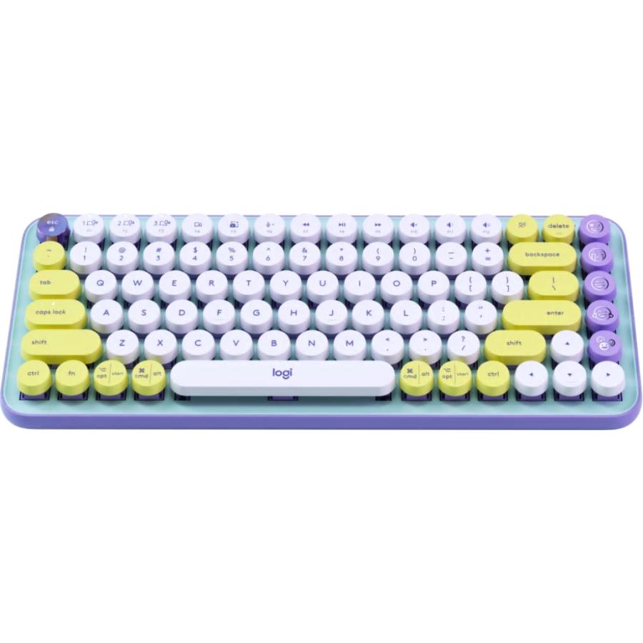 ロジクール [K730PL] POP KEYS メカニカルワイヤレスキーボード パープル