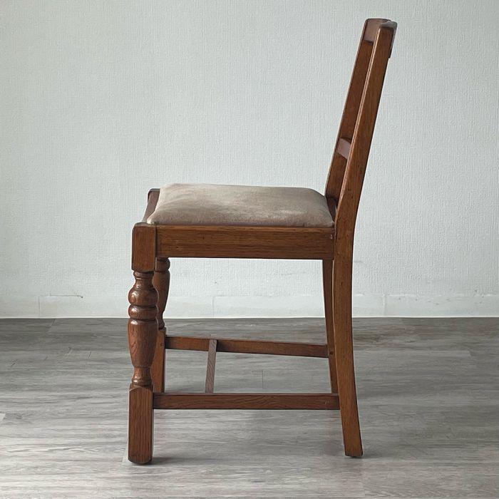 アンティーク 家具 ダイニングチェア イギリス 英国 1930年頃 オーク材