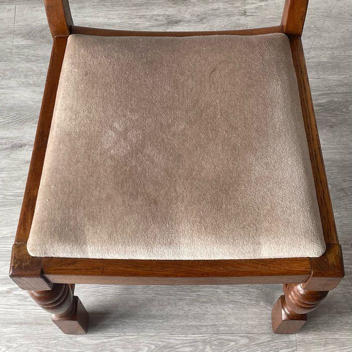 アンティーク 家具 ダイニングチェア イギリス 英国 1930年頃 オーク材