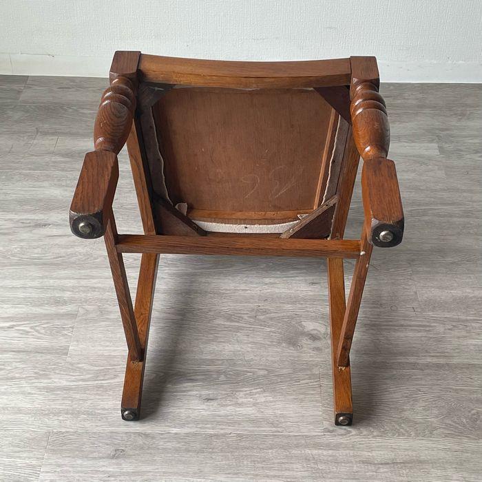 アンティーク 家具 ダイニングチェア イギリス 英国 1930年頃 オーク材