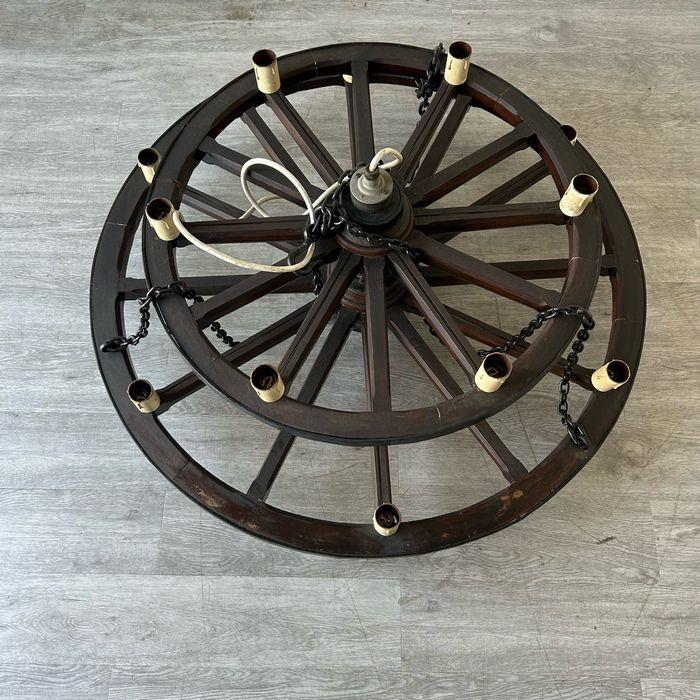 アンティーク 家具 シャンデリア 12灯 車輪 照明 天井照明 英国 138A 最新作，送料無料】 アンティーク 家具 シャンデリア 12灯 車輪 照明