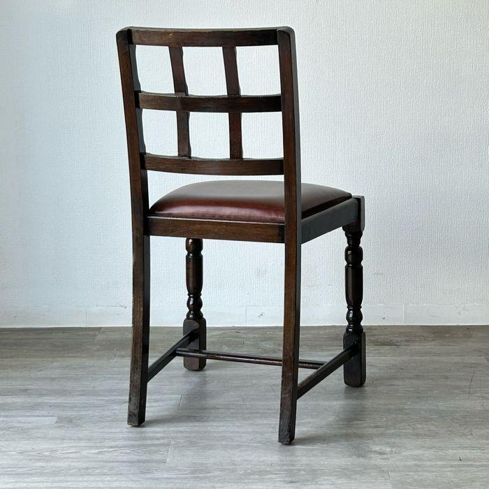 イギリス アンティーク 家具 ダイニングチェア 椅子 イス ツイスト