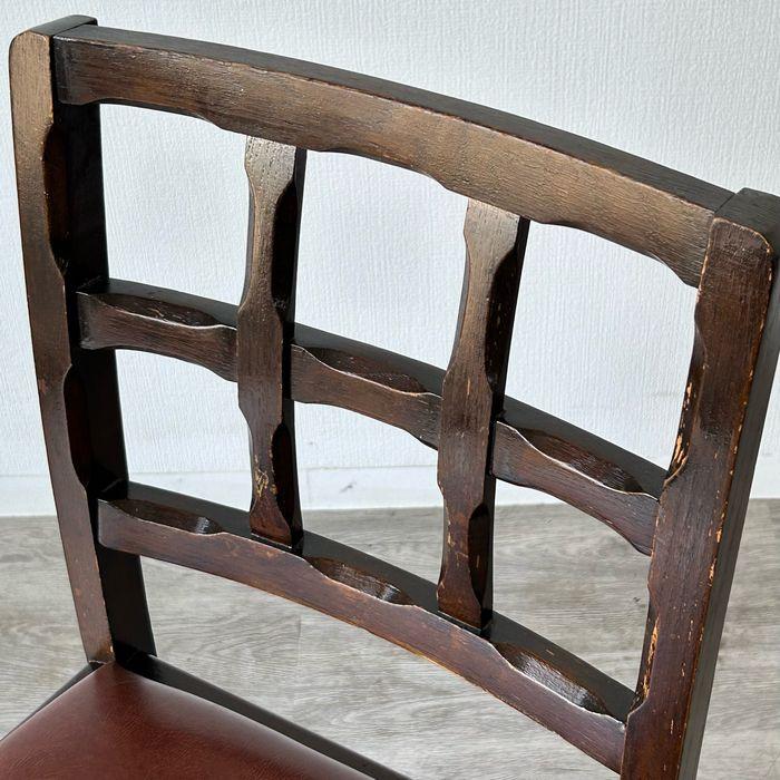 イギリス アンティーク 家具 キッチンチェア 2脚セット 4597e 椅子・チェア