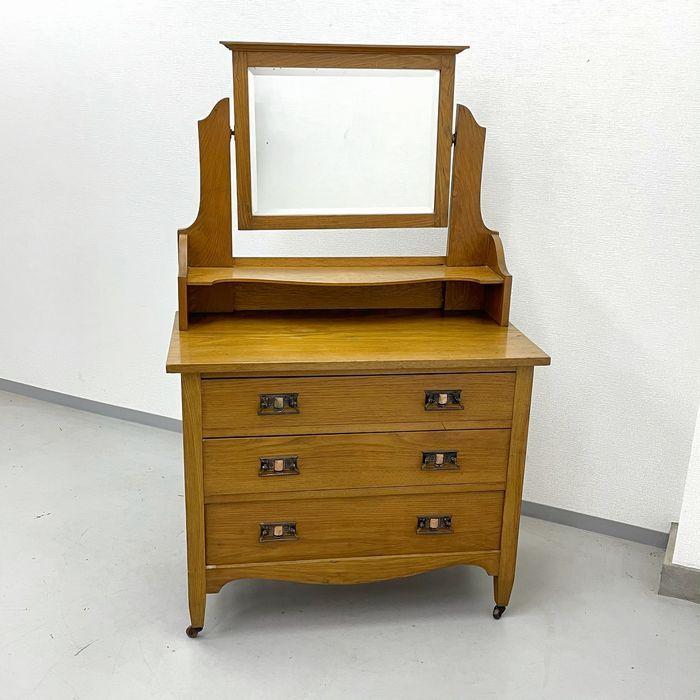 イギリス アンティーク 家具 ドレッシングチェスト 1930年頃 オーク材