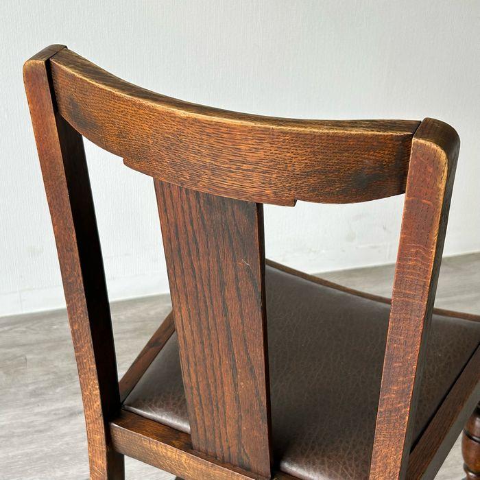 アンティーク 家具 ダイニングチェア イギリス 英国 1930年頃 オーク材