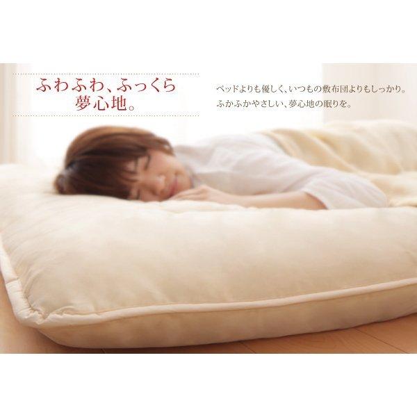 布団 8点セット プレミアム敷き布団タイプ ボリューム セミダブル8点セット 抗菌防臭 9色 高機能中綿 