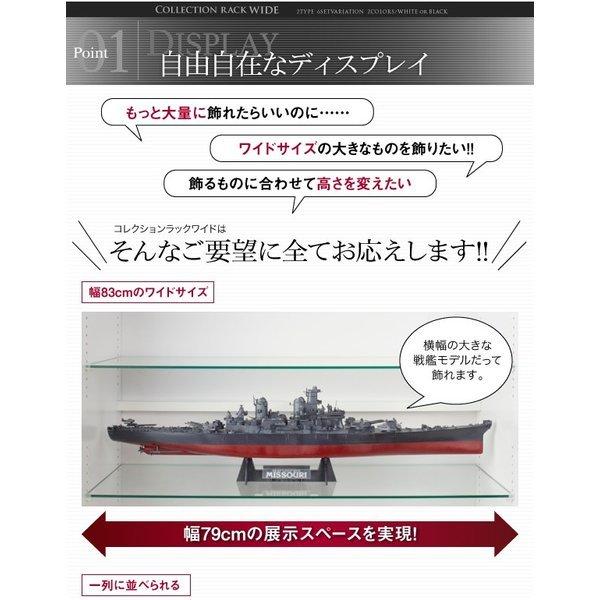 コレクションラック ワイド 本体 両開きタイプ 高さ96 奥行39