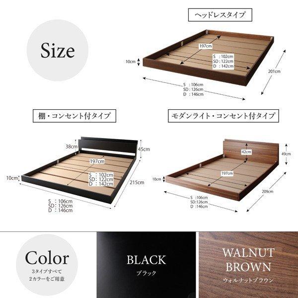 【フレーム、マットレスセット】最終セール！ベッド フロアベッド シングル スタンダードボンネルコイル 棚・コンセント付き