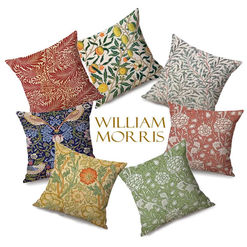 ウィリアムモリス クッションカバー エイコーン Acorn 45X45cm : 反射