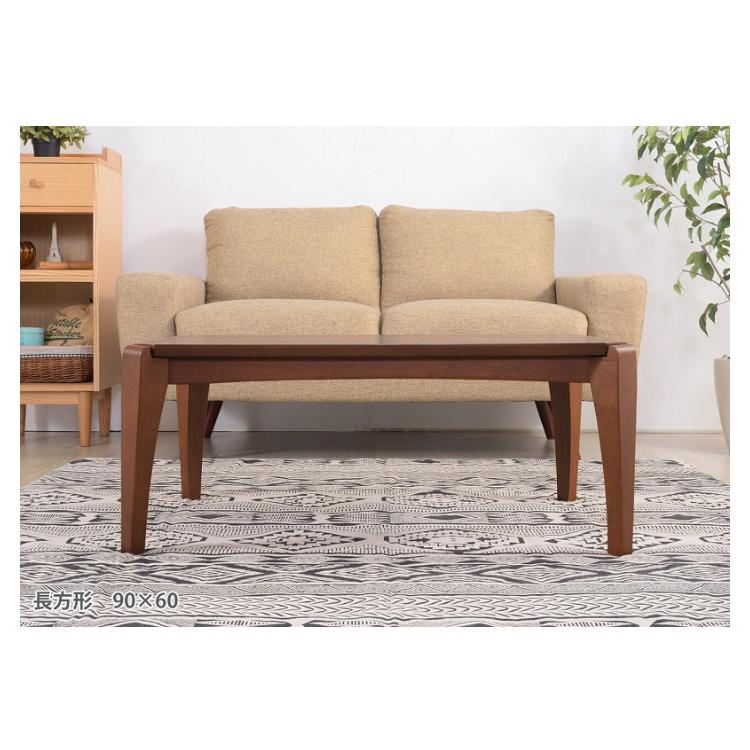 天然木 こたつテーブル 長方形 90cm×60の画像