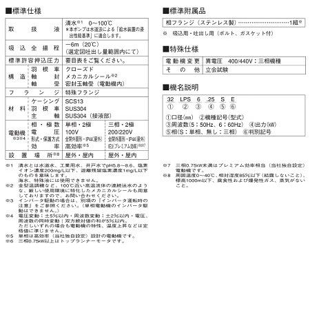 短納期 送料無料 エバラ ステンレス製ラインポンプ 25lps6 15e Lps型 60hz 三相 小型 軽量 荏原 25lps615e Toolshop Y S Factory ヤフー店 通販 Yahoo ショッピング