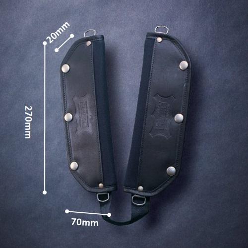 ニックス(KNICKS) KBS-22S (2枚セット) ヌメ革後付ショルダーパット 