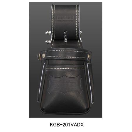ニックス(KNICKS) KGB-201VADX (ブラック) 最高級硬式グローブ革チェーンタイプ小物腰袋(VAストリッパーフォルダー) 腰袋