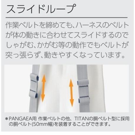 【在庫品】サンコー タイタン PAHN-10A-BL-M パンゲア ホライゾン ブラック M (墜落制止用器具) フルハーネス 160-5539|hanshin-k|06