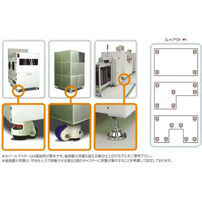 【TDK】 ホイールマスター WI-120FP 小型 キャスター 重荷重 プレートFタイプ｜hanshin-k｜05