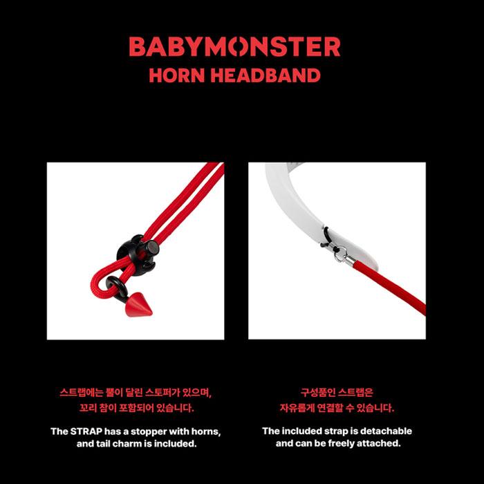 公式特典付き / BABYMONSTER OFFICIAL HORN HEADBAND 公式ヘッドバンド