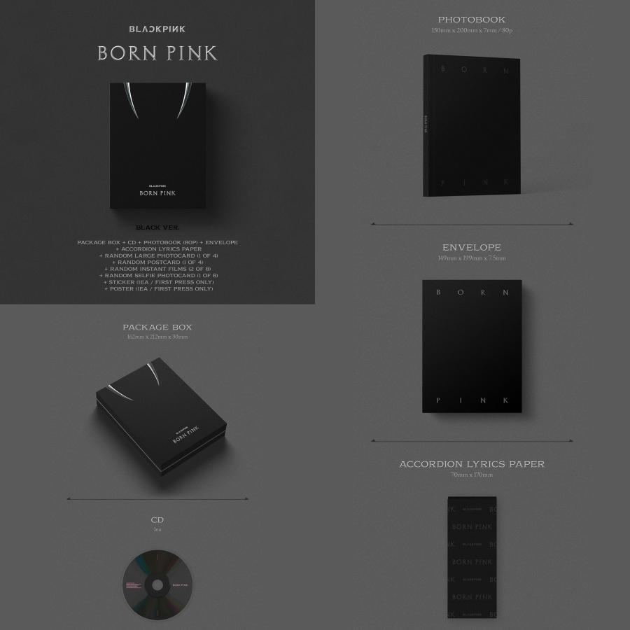BLACKPINK ブラックピンク BORN PINK BOX SET Ver. / 2ND FULL ALBUM [ランダム発送] bpl