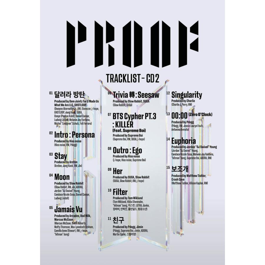 BTS 防弾少年団 Proof (Compact Edition) (輸入盤:3CD) バンタン｜hanshop｜04